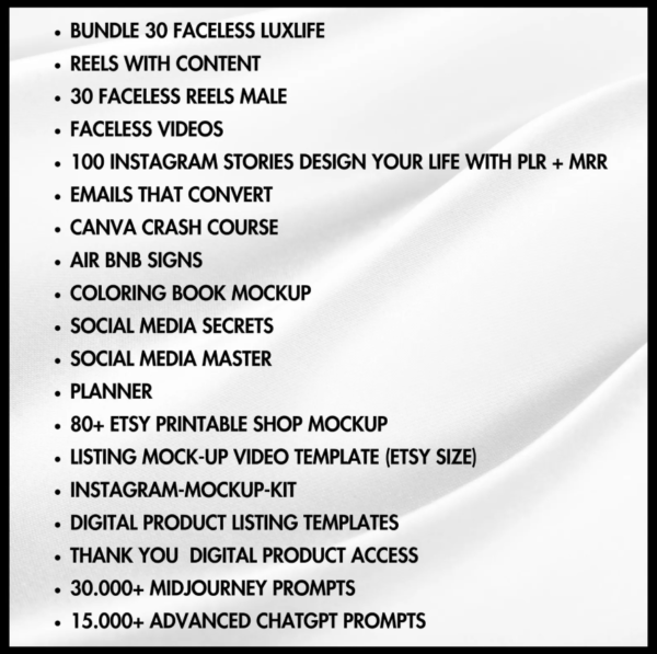 15+ Million Resell Digital Products Bundle Ideal for Passive Income, Featuring Private Label Rights & Master Resell Rights (MRR) (PLR) - Image 7